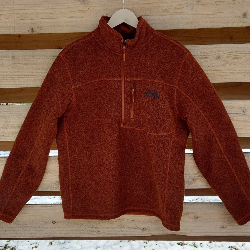 The North Face Gordon Lyons 1/4 Zip Pullover Mens Large Fleece Sweater Jacket
